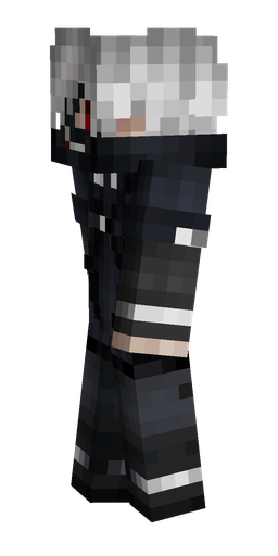 Black skin: body, left side render