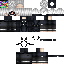 Black skin: raw texture render