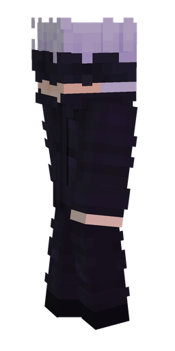 Black skin: body, left side render