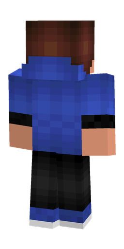 Black skin: body, back render