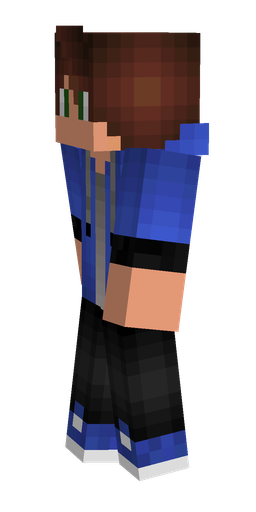 Black skin: body, left side render