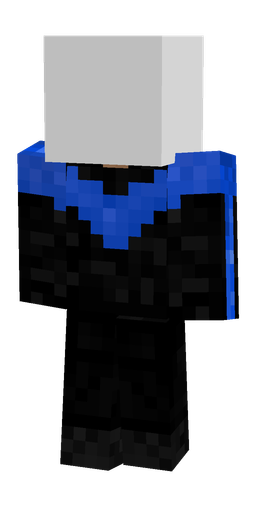 Black skin: body, back render