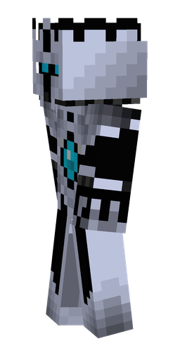 Black skin: body, left side render