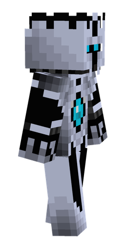Black skin: body, right side render