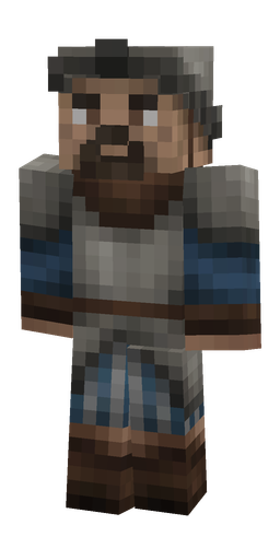 Black skin: body, front render