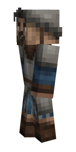 Black skin: body, left side render