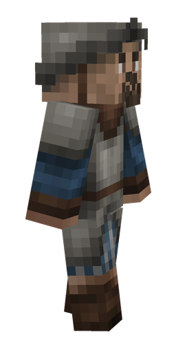 Black skin: body, right side render