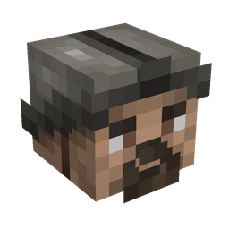 Black skin: head render