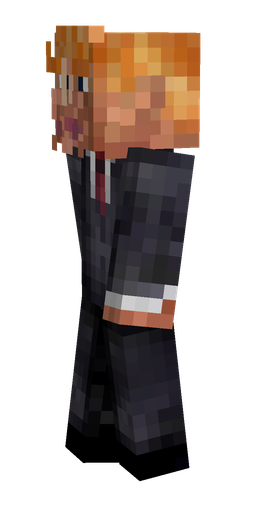 Black skin: body, left side render