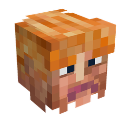 Black skin: head render