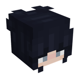 Black skin: head render