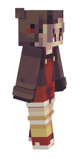 Black skin: body, right side render