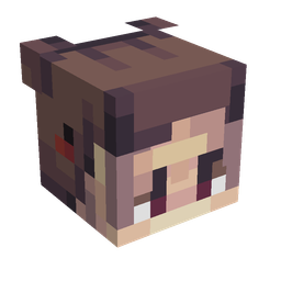Black skin: head render