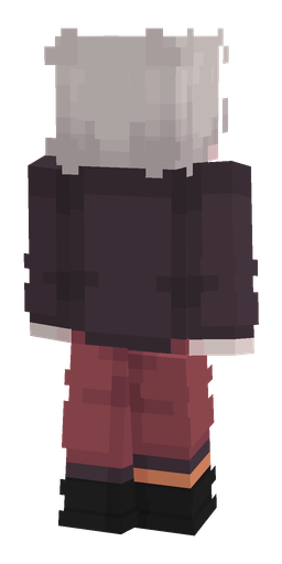 Black skin: body, back render