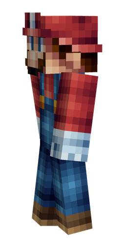 Blue skin: body, left side render