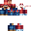 Blue skin: raw texture render
