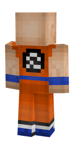 Brown skin: body, back render