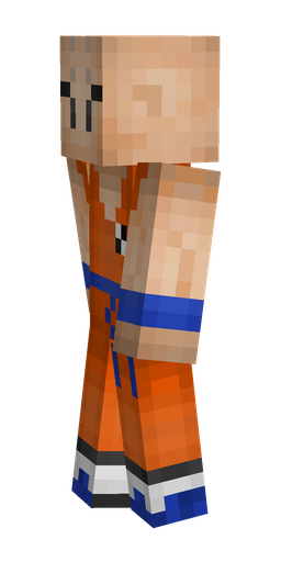 Brown skin: body, left side render