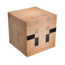 Brown skin: head render