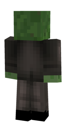 Black skin: body, back render
