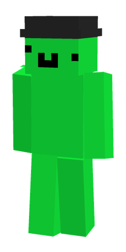 Green skin: body, front render