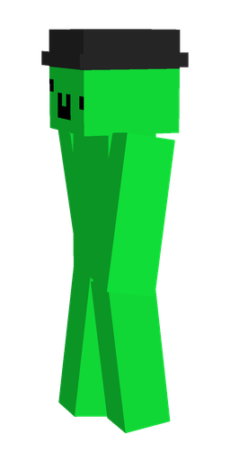 Green skin: body, left side render
