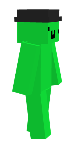 Green skin: body, right side render