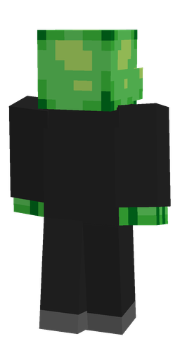 Black skin: body, back render