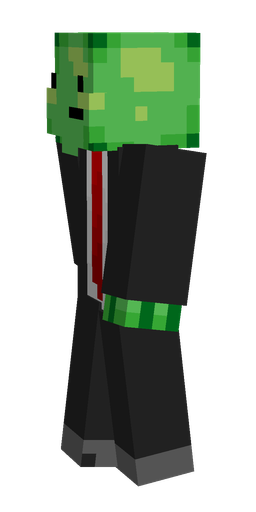 Black skin: body, left side render