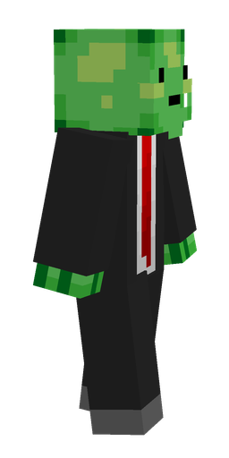 Black skin: body, right side render
