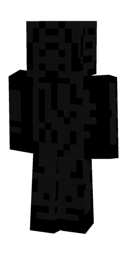 Black skin: body, back render
