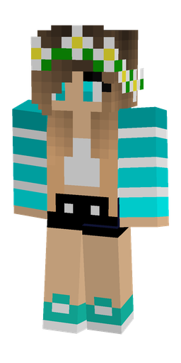 Blue skin: body, front render