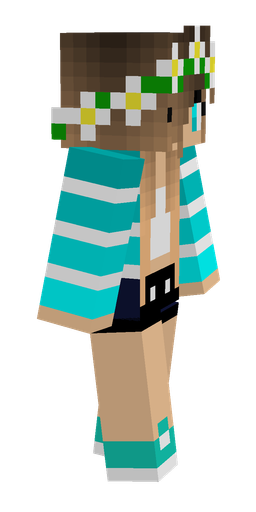 Blue skin: body, right side render