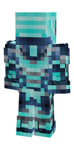Black skin: body, back render