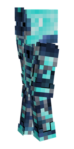 Black skin: body, left side render
