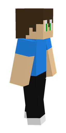 Black skin: body, right side render