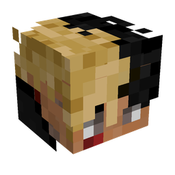 Black skin: head render