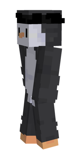 Black skin: body, left side render