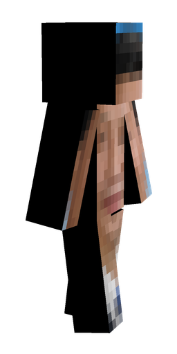 Black skin: body, right side render