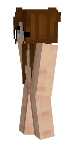 Brown skin: body, left side render