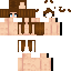 Brown skin: raw texture render