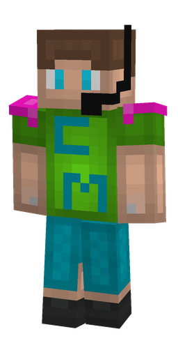Blue skin: body, front render