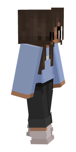 Black skin: body, right side render