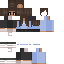 Black skin: raw texture render