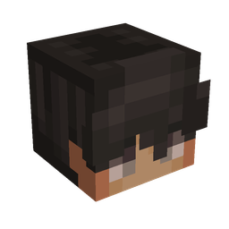 Black skin: head render