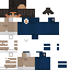 Black skin: raw texture render