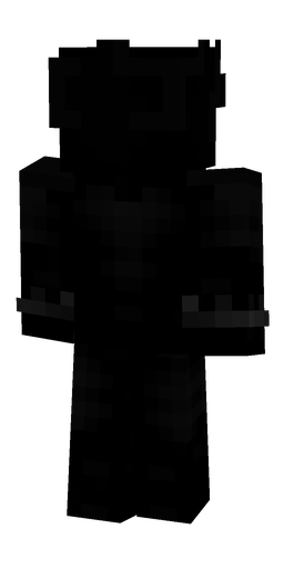 Black skin: body, back render