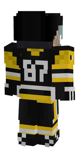 Black skin: body, back render