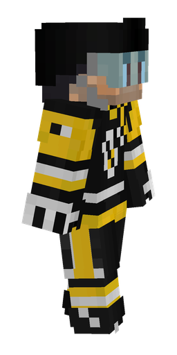 Black skin: body, right side render