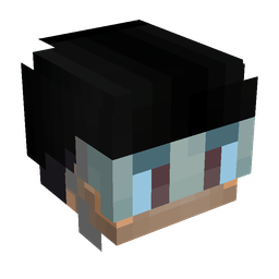 Black skin: head render